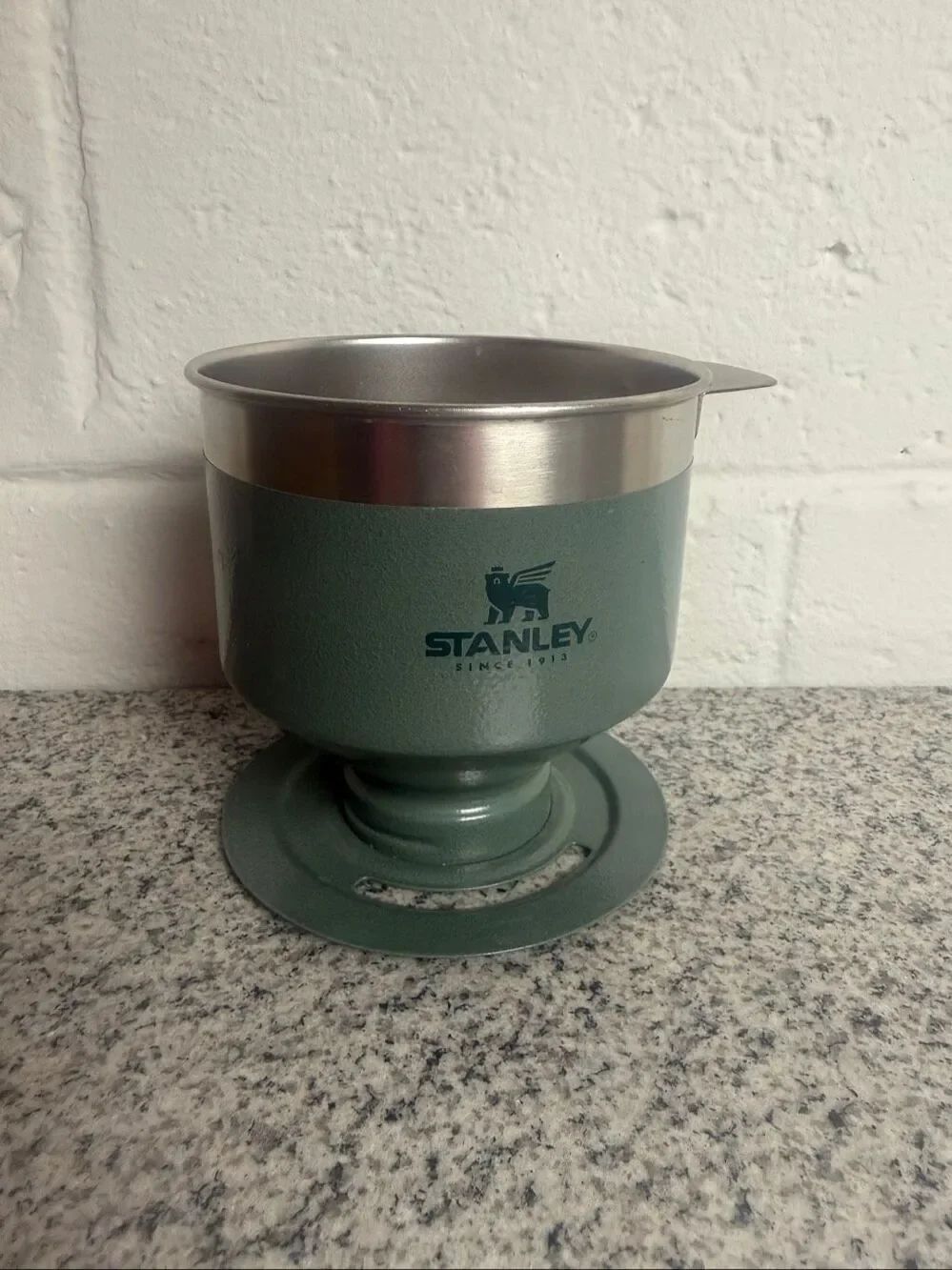 Stanley Perfect-Brew Pour Over Coffee Dripper Filter Green Stainless Steel Reusa